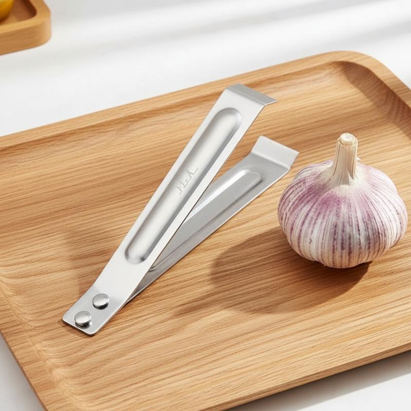 Home Cooking Restaurants - Stainless Steel Garlic Peeling Clip Ergonomic