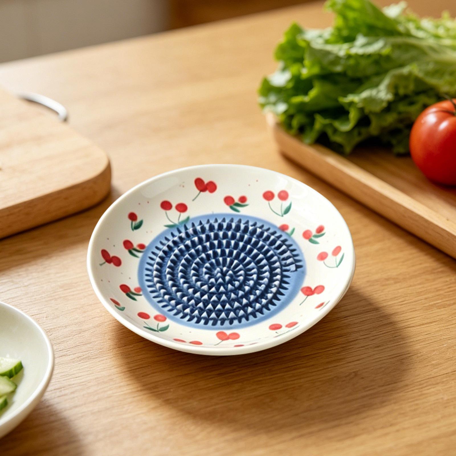 Home Cooking Dishes - Simple Ceramic Ginger Grater Tool Hand
