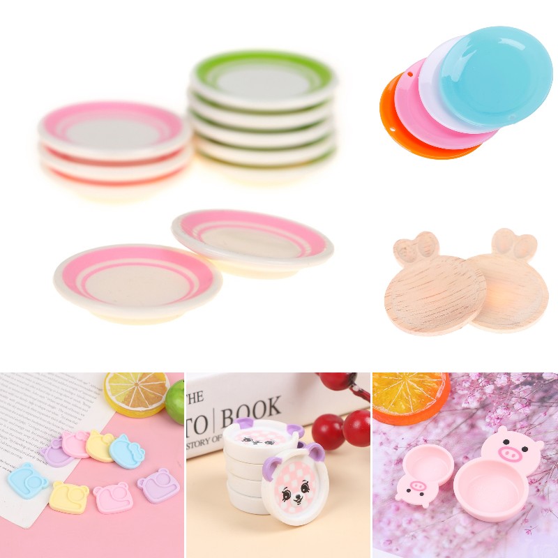 Home Cooking Dishes - 1/12 Dollhouse Miniature Cute Rabbit Pig