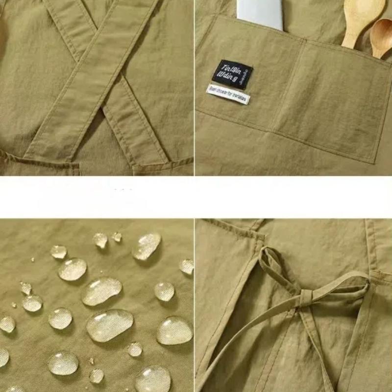 Home Cooking Restaurants - Cooking Kitchen Aprons Breathable Wear Resistant