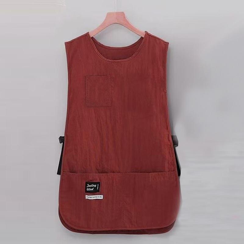 Home Cooking Restaurants - Waterproof Apron Vest Long Kitchen Workwear