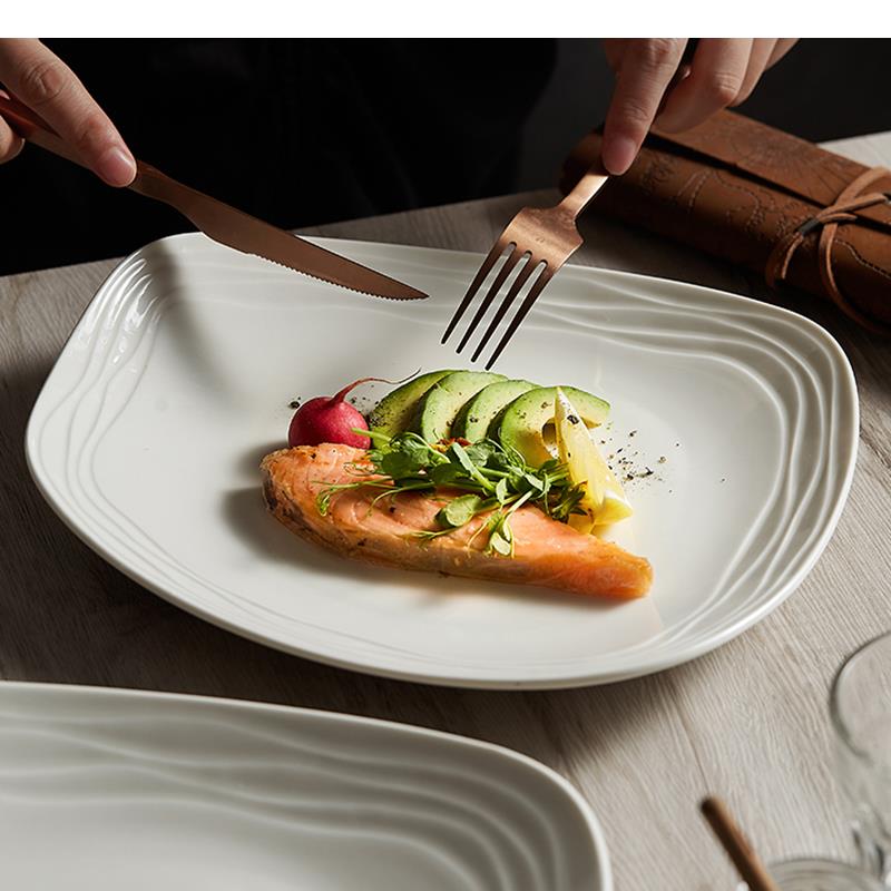 Simple Ceramic Dinner Plates C - огляд і ціна Home Cooking Dinner