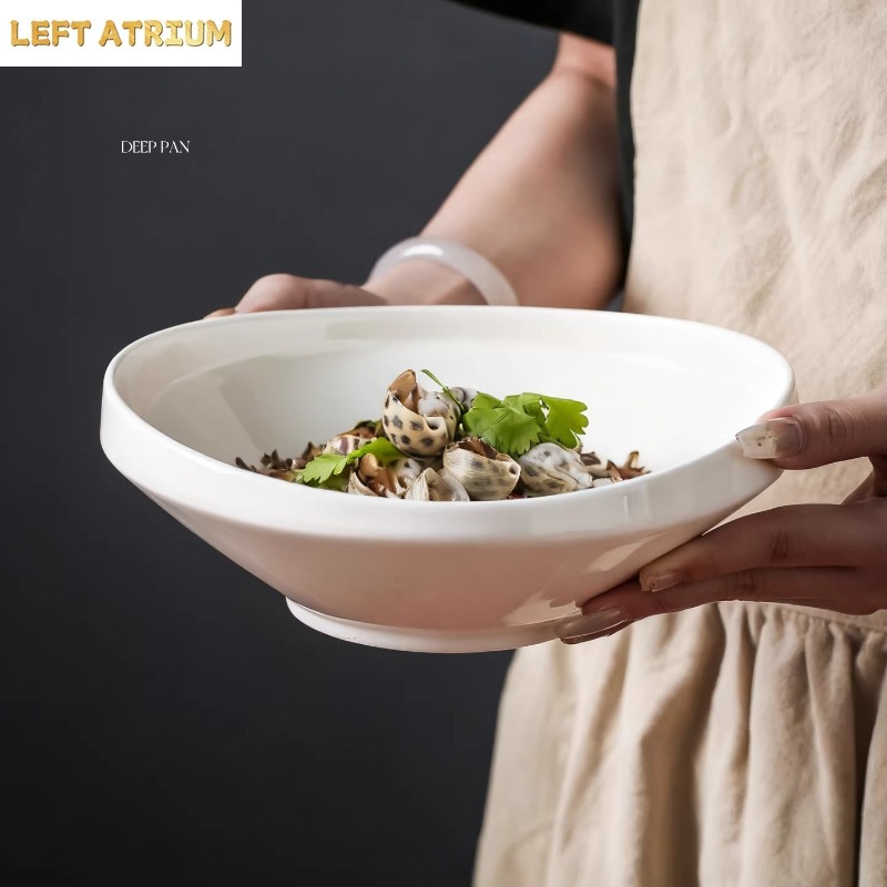 7-inch Uniquely Shaped White C - огляд і ціна Home Cooking Dinner